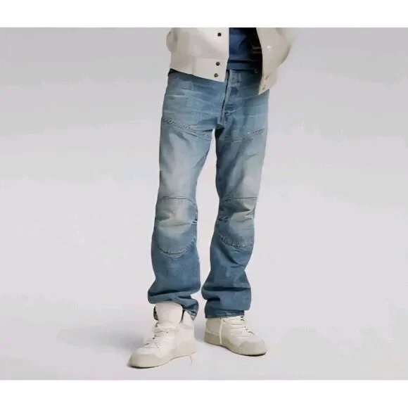 G-star Raw Elwood 5620 Blue 3D Denim Innovation Antique 96 Men's Jeans 32x32
